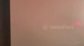 Australian man records tense moment bushfire surrounds home near Perth