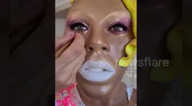 British baker created a lifesize cake of RuPaul made out of 80 boxes of rice crispies and 25,000 marshmallows