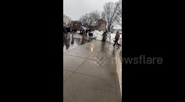 Yankee Stadium becomes mass vaccination site in New York, USA