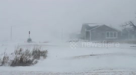 Iowa Blizzard & Whiteout Conditions - February 4, 2021