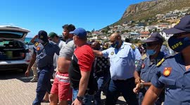 Anti-lockdown protester in Cape Town arrested for allegedly attacking journalist