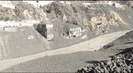 Breaking - Visuals of Post Glacier burst at Raini village in Chamoli