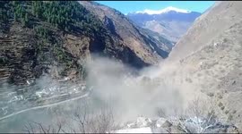 More - Another dramatic video from Raini village capturing Glacier burst