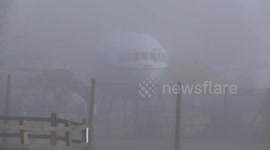 Storm Darcy: Heavy fog and technical fault closes East Midlands Airport