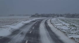 Newsflare Motorists In Norfolk Abandon Cars As Giant Snow Drifts Block Roads