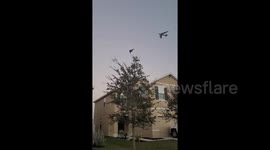 Florida woman captures driveway view footage of historic Super Bowl flyover