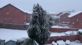 Weather warnings issued across UK as Storm Darcy snowfall continues