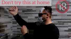 how to prevent the spread of corona virus !!! Don't try this at home.