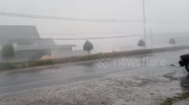 Heavy rain batters northern Thailand after weeks of dry weather