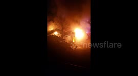 US: Fire Erupts At Landmark Krispy Kreme Doughnut Factory In Midtown, Atlanta, GA