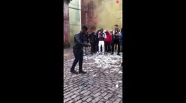 BOOM Smoke Grenade Misfires During Music Video Shoot