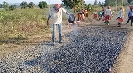 Bitumen road construction in india