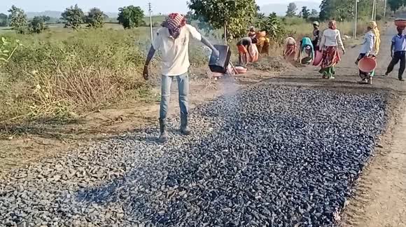 Bitumen road construction in india
