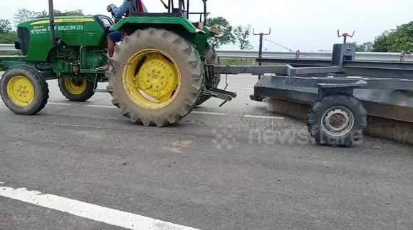 Road sweeping for construction in india