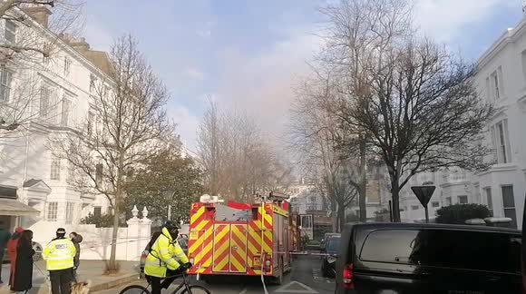 Six fire engines and dozens of firefighters respond to blaze in Kensington