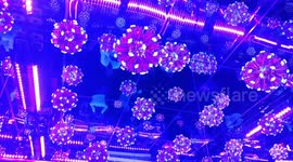 Covid Virus room at Wink World inside Area 15 in Las Vegas