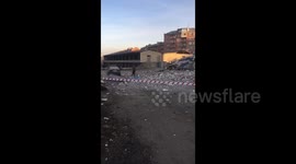 Shopping center in Vladikavkaz (Russia) after explosion