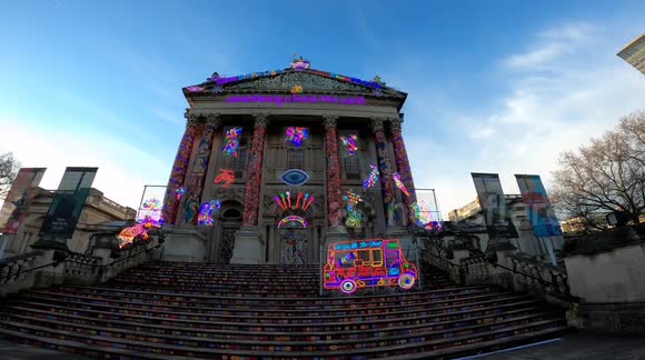 Tate Britain covered in neon lights for psychedelic art installation