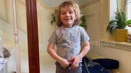 Toddler explains why he’s wearing three shirts