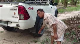 Grandfather forgets to set parking brake leaving car to roll backwards killing child