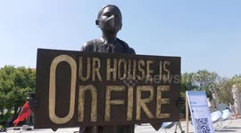 Thai protesters express dissatisfaction with air pollution in Chiang Mai