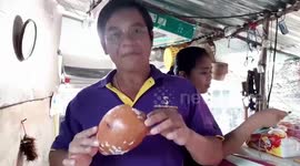Thai man claims to have found rare Melo pearl nestling inside fresh clams bought from seafood market