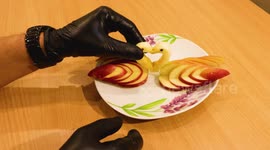 Here is how you can transform an apple into model swans