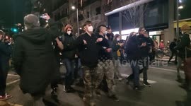 Protests for the incarceration of rapper Pablo Hasel in Barcelona