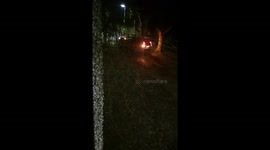 Driving into houses at 4am