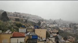 Snow in Jerusalem