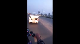 Stupid guy can cause a serious accident