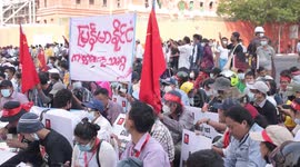 Myanmar protesters hold memorial march for girl, 19, shot by police