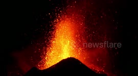 Etna live  eruption happening now