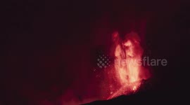 The biggest fountain of the night