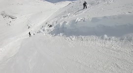 funny snowboarding ski accident