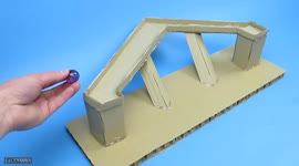 YouTuber makes weird optical illusion sculpture out of cardboard