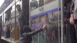 Colombians protest against police brutality in Bogota