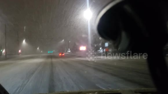 Snowstorm hits Denver, blanketing roads and leaving icy driving conditions