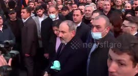 Armenian PM slams 'coup' attempt, joins supporters to march in Yerevan