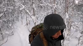 Making an Emergency Snow Shovel