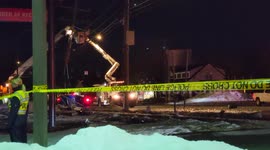 High speed car crash