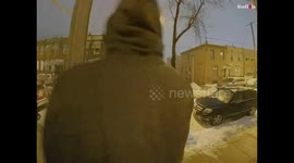 'Guy's Jogging Plans Go Down the Drain after a Disastrous Slip'