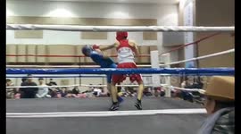 Men overcome tough times in life and win boxing matches