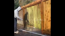Pressure Washing Timelapse
