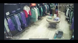 Greece: Shop Security Camera Captures M6.3 Earthquake In Larissa