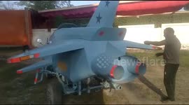 Watch - More video --Architect in Bhatinda designed jet plane shaped car