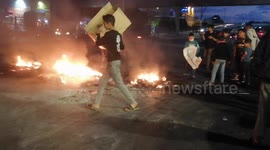 Beirut protesters block road, start fires amid shambolic economy in Lebanon