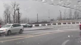 US: Intense Hail Storm Hits Portland Region, Oregon
