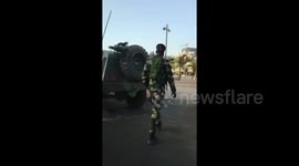 Newsflare Edit - Army in Dakar city