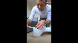 'Throwing a Playing Card into a Spinning Dart Head'